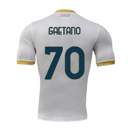 Miesten Jalkapallo Gianluca Gaetano #70 Harmaa Vieraspaita 2021/22 Lyhythihainen Paita T-paita