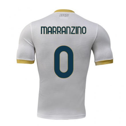 Miesten Jalkapallo Pasquale Marranzino #0 Harmaa Vieraspaita 2021/22 Lyhythihainen Paita T-paita