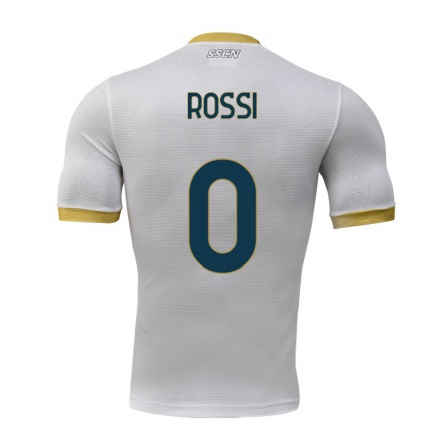Miesten Jalkapallo Francesco Rossi #0 Harmaa Vieraspaita 2021/22 Lyhythihainen Paita T-paita