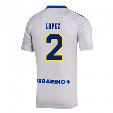 Miesten Jalkapallo Lisandro Lopez #2 Harmaa Vieraspaita 2021/22 Lyhythihainen Paita T-paita