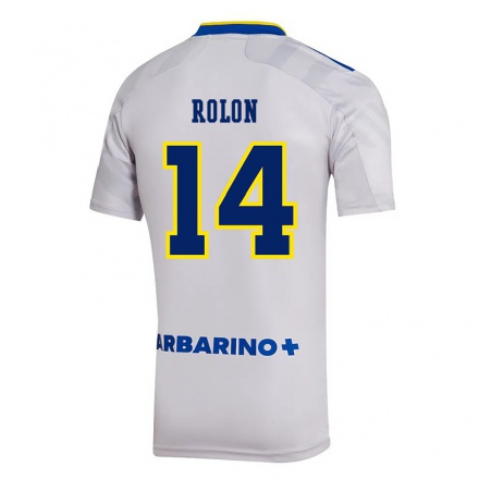 Miesten Jalkapallo Esteban Rolon #14 Harmaa Vieraspaita 2021/22 Lyhythihainen Paita T-paita