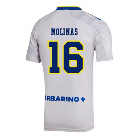 Miesten Jalkapallo Aaron Molinas #16 Harmaa Vieraspaita 2021/22 Lyhythihainen Paita T-paita
