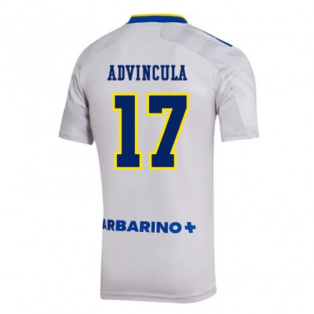 Miesten Jalkapallo Luis Advincula #17 Harmaa Vieraspaita 2021/22 Lyhythihainen Paita T-paita