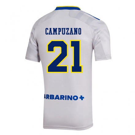 Miesten Jalkapallo Jorman Campuzano #21 Harmaa Vieraspaita 2021/22 Lyhythihainen Paita T-paita
