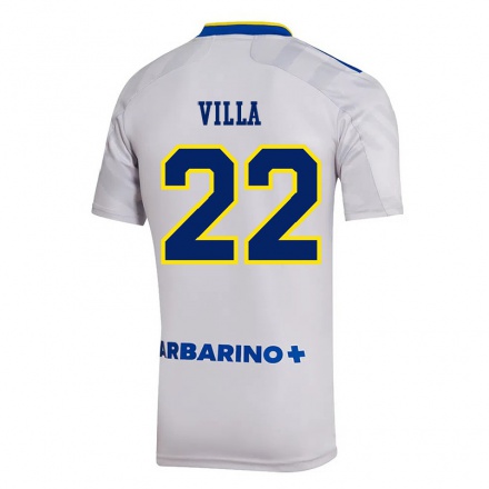 Miesten Jalkapallo Sebastian Villa #22 Harmaa Vieraspaita 2021/22 Lyhythihainen Paita T-paita
