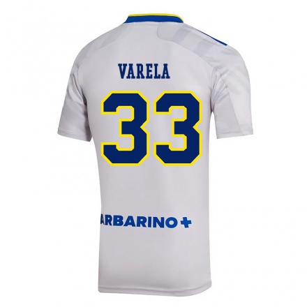 Miesten Jalkapallo Alan Varela #33 Harmaa Vieraspaita 2021/22 Lyhythihainen Paita T-paita