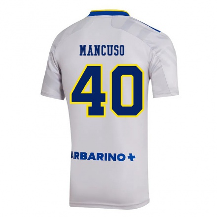 Miesten Jalkapallo Eros Mancuso #40 Harmaa Vieraspaita 2021/22 Lyhythihainen Paita T-paita