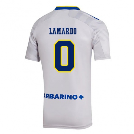 Miesten Jalkapallo Gonzalo Lamardo #0 Harmaa Vieraspaita 2021/22 Lyhythihainen Paita T-paita