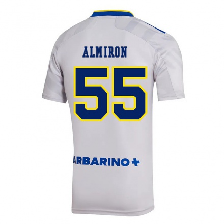 Miesten Jalkapallo Ezequiel Almiron #55 Harmaa Vieraspaita 2021/22 Lyhythihainen Paita T-paita