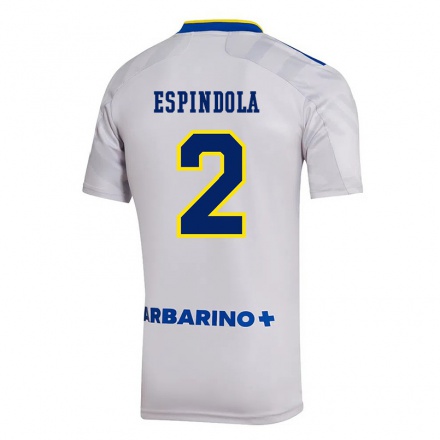 Miesten Jalkapallo Noelia Espindola #2 Harmaa Vieraspaita 2021/22 Lyhythihainen Paita T-paita