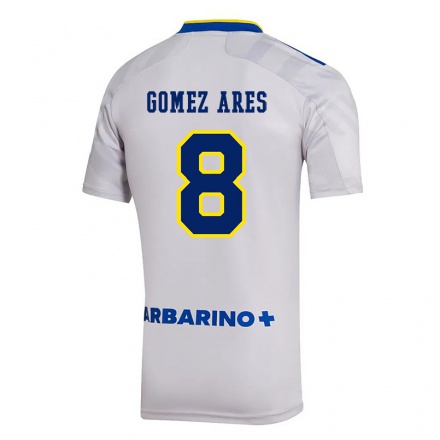 Miesten Jalkapallo Camila Gomez Ares #8 Harmaa Vieraspaita 2021/22 Lyhythihainen Paita T-paita