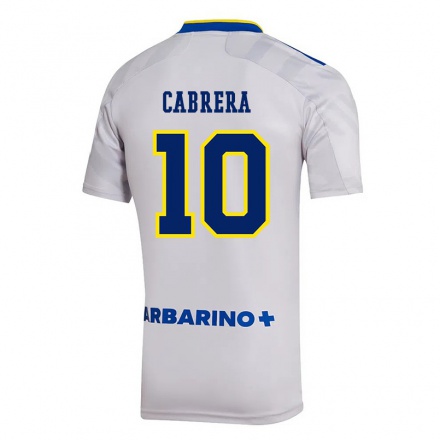 Miesten Jalkapallo Micaela Cabrera #10 Harmaa Vieraspaita 2021/22 Lyhythihainen Paita T-paita