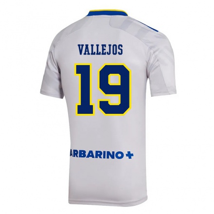Miesten Jalkapallo Fabiana Vallejos #19 Harmaa Vieraspaita 2021/22 Lyhythihainen Paita T-paita