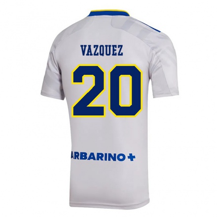 Miesten Jalkapallo Constanza Vazquez #20 Harmaa Vieraspaita 2021/22 Lyhythihainen Paita T-paita