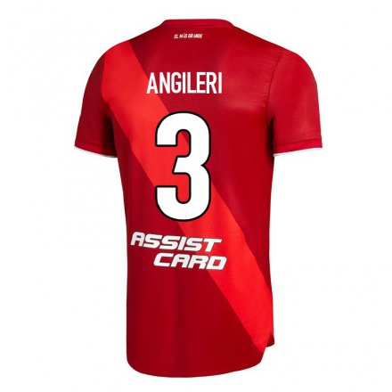 Miesten Jalkapallo Fabrizio Angileri #3 Punainen Vieraspaita 2021/22 Lyhythihainen Paita T-paita