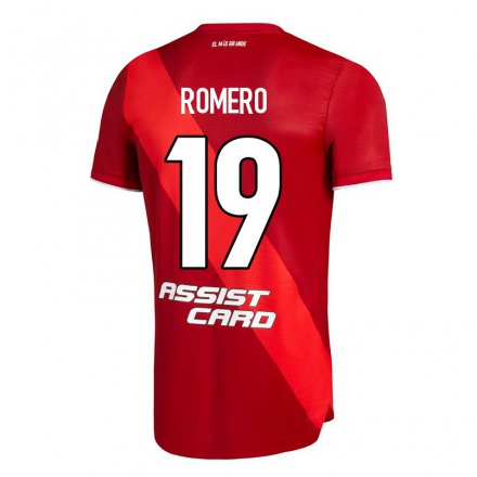 Miesten Jalkapallo Braian Romero #19 Punainen Vieraspaita 2021/22 Lyhythihainen Paita T-paita
