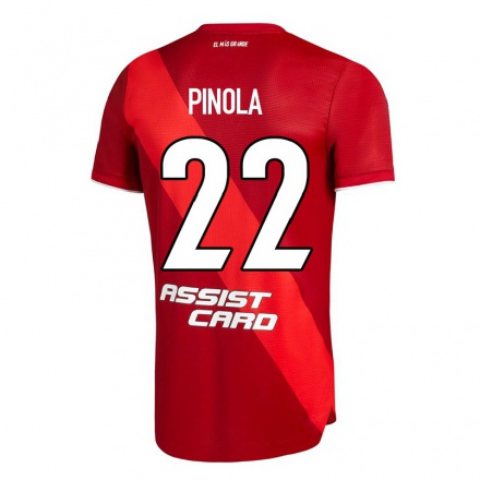 Miesten Jalkapallo Javier Pinola #22 Punainen Vieraspaita 2021/22 Lyhythihainen Paita T-paita