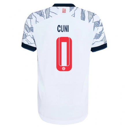 Miesten Jalkapallo Marvin Cuni #0 Harmaa Valkoinen 3. Paita 2021/22 Lyhythihainen Paita T-paita