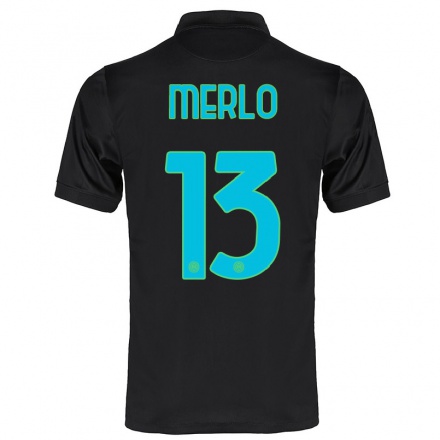 Miesten Jalkapallo Beatrice Merlo #13 Musta 3. Paita 2021/22 Lyhythihainen Paita T-paita