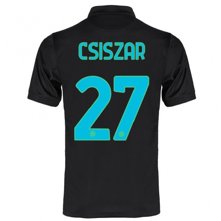 Miesten Jalkapallo Henrietta Csiszar #27 Musta 3. Paita 2021/22 Lyhythihainen Paita T-paita