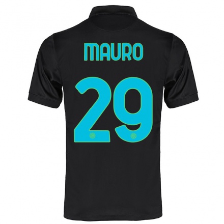 Miesten Jalkapallo Ilaria Mauro #29 Musta 3. Paita 2021/22 Lyhythihainen Paita T-paita
