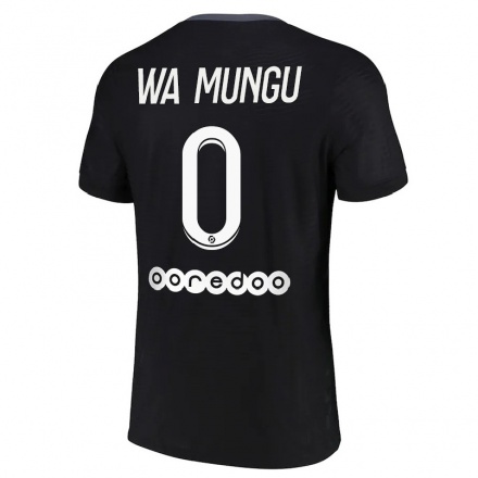 Miesten Jalkapallo Vimoj Muntu Wa Mungu #0 Musta 3. Paita 2021/22 Lyhythihainen Paita T-paita