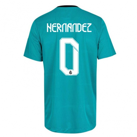 Miesten Jalkapallo Juanma Hernandez #0 Vaaleanvihreä 3. Paita 2021/22 Lyhythihainen Paita T-paita