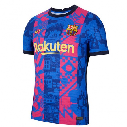 Miesten Jalkapallo Jordi Alba #18 Sininen Ruusu 3. Paita 2021/22 Lyhythihainen Paita T-paita