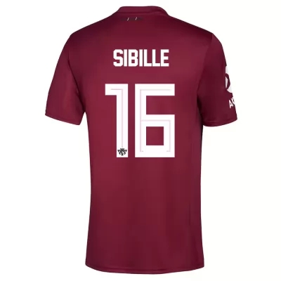 Miesten Jalkapallo Kevin Sibille #16 Vieraspaita Viininpunainen Pelipaita 2020/21 Lyhythihainen Paita