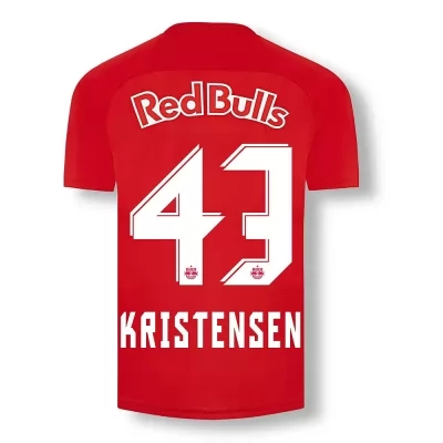 Miesten Jalkapallo Rasmus Kristensen #43 Kotipaita Punainen Pelipaita 2020/21 Lyhythihainen Paita
