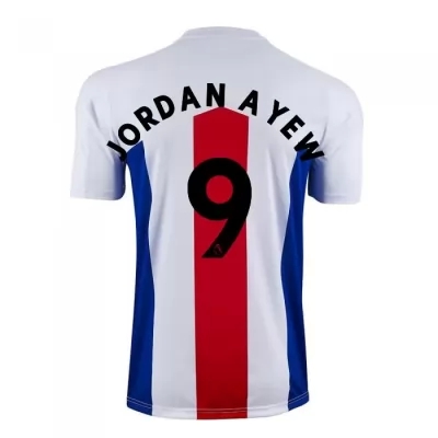 Miesten Jalkapallo Jordan Ayew #9 Vieraspaita Valkoinen Pelipaita 2020/21 Lyhythihainen Paita