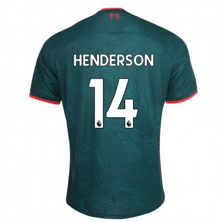 Kandiny Lapset Henderson #14 Tummanvihreä Kolmas Sarja 2022/23 Lyhythihainen Paita T-paita