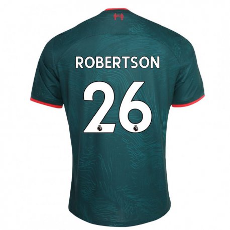 Kandiny Lapset Andrew Robertson #26 Tummanvihreä Kolmas Sarja 2022/23 Lyhythihainen Paita T-paita