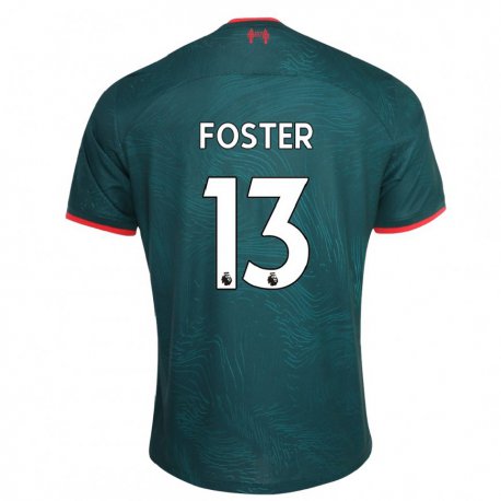 Kandiny Lapset Rylee Foster #13 Tummanvihreä Kolmas Sarja 2022/23 Lyhythihainen Paita T-paita