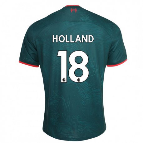 Kandiny Lapset Ceri Holland #18 Tummanvihreä Kolmas Sarja 2022/23 Lyhythihainen Paita T-paita
