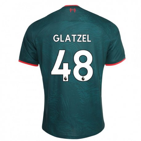 Kandiny Lapset Paul Glatzel #48 Tummanvihreä Kolmas Sarja 2022/23 Lyhythihainen Paita T-paita