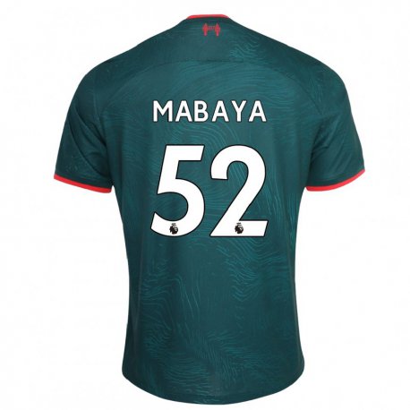 Kandiny Lapset Isaac Mabaya #52 Tummanvihreä Kolmas Sarja 2022/23 Lyhythihainen Paita T-paita