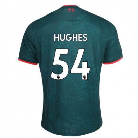 Kandiny Lapset Liam Hughes #54 Tummanvihreä Kolmas Sarja 2022/23 Lyhythihainen Paita T-paita
