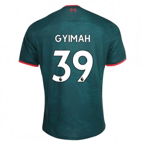 Kandiny Lapset Francis Gyimah #39 Tummanvihreä Kolmas Sarja 2022/23 Lyhythihainen Paita T-paita