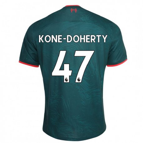 Kandiny Lapset Trent Kone-doherty #47 Tummanvihreä Kolmas Sarja 2022/23 Lyhythihainen Paita T-paita