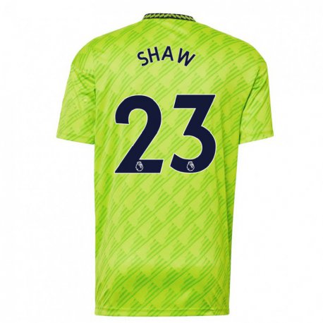 Kandiny Lapset Luke Shaw #23 Vaaleanvihreä Kolmas Sarja 2022/23 Lyhythihainen Paita T-paita