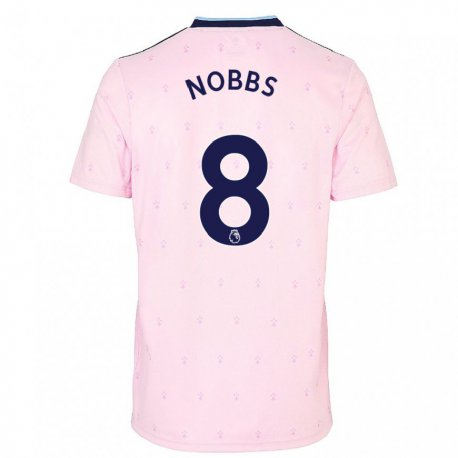 Kandiny Lapset Nobbs #8 Vaaleanpunainen Laivasto Kolmas Sarja 2022/23 Lyhythihainen Paita T-paita