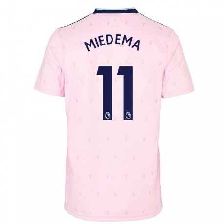 Kandiny Lapset Vivianne Miedema #11 Vaaleanpunainen Laivasto Kolmas Sarja 2022/23 Lyhythihainen Paita T-paita