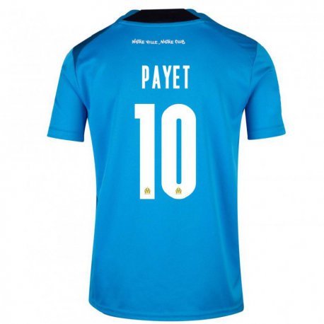 Kandiny Lapset Dimitri Payet #10 Tummansininen Valkoinen Kolmas Sarja 2022/23 Lyhythihainen Paita T-paita