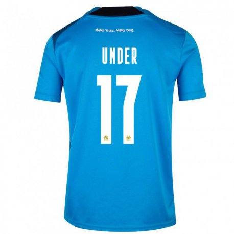 Kandiny Lapset Cengiz Under #17 Tummansininen Valkoinen Kolmas Sarja 2022/23 Lyhythihainen Paita T-paita