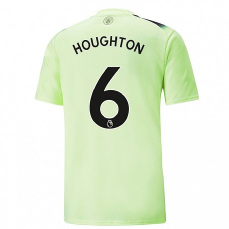 Kandiny Lapset Steph Houghton #6 Vihreä Tummanharmaa Kolmas Sarja 2022/23 Lyhythihainen Paita T-paita