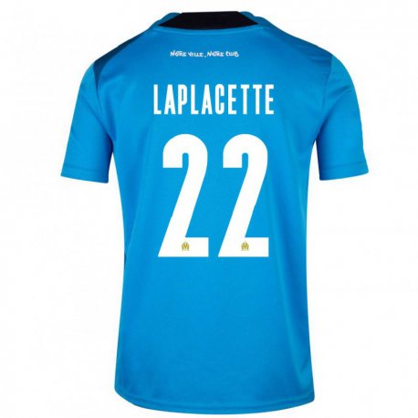 Kandiny Lapset Tess Laplacette #22 Tummansininen Valkoinen Kolmas Sarja 2022/23 Lyhythihainen Paita T-paita