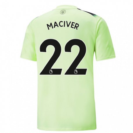 Kandiny Lapset Sandy Maciver #22 Vihreä Tummanharmaa Kolmas Sarja 2022/23 Lyhythihainen Paita T-paita