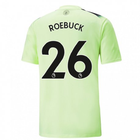 Kandiny Lapset Ellie Roebuck #26 Vihreä Tummanharmaa Kolmas Sarja 2022/23 Lyhythihainen Paita T-paita