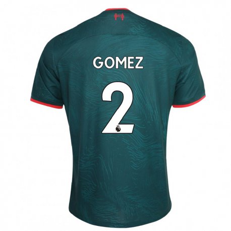 Kandiny Miesten Joe Gomez #2 Tummanvihreä Kolmas Sarja 2022/23 Lyhythihainen Paita T-paita